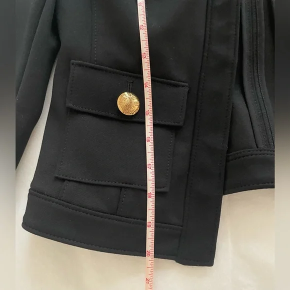 White House Black Market Luxe Stretch Military Jacket - Picture 12 of 12